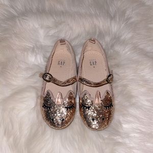 Gap Glitter Unicorn Flats
